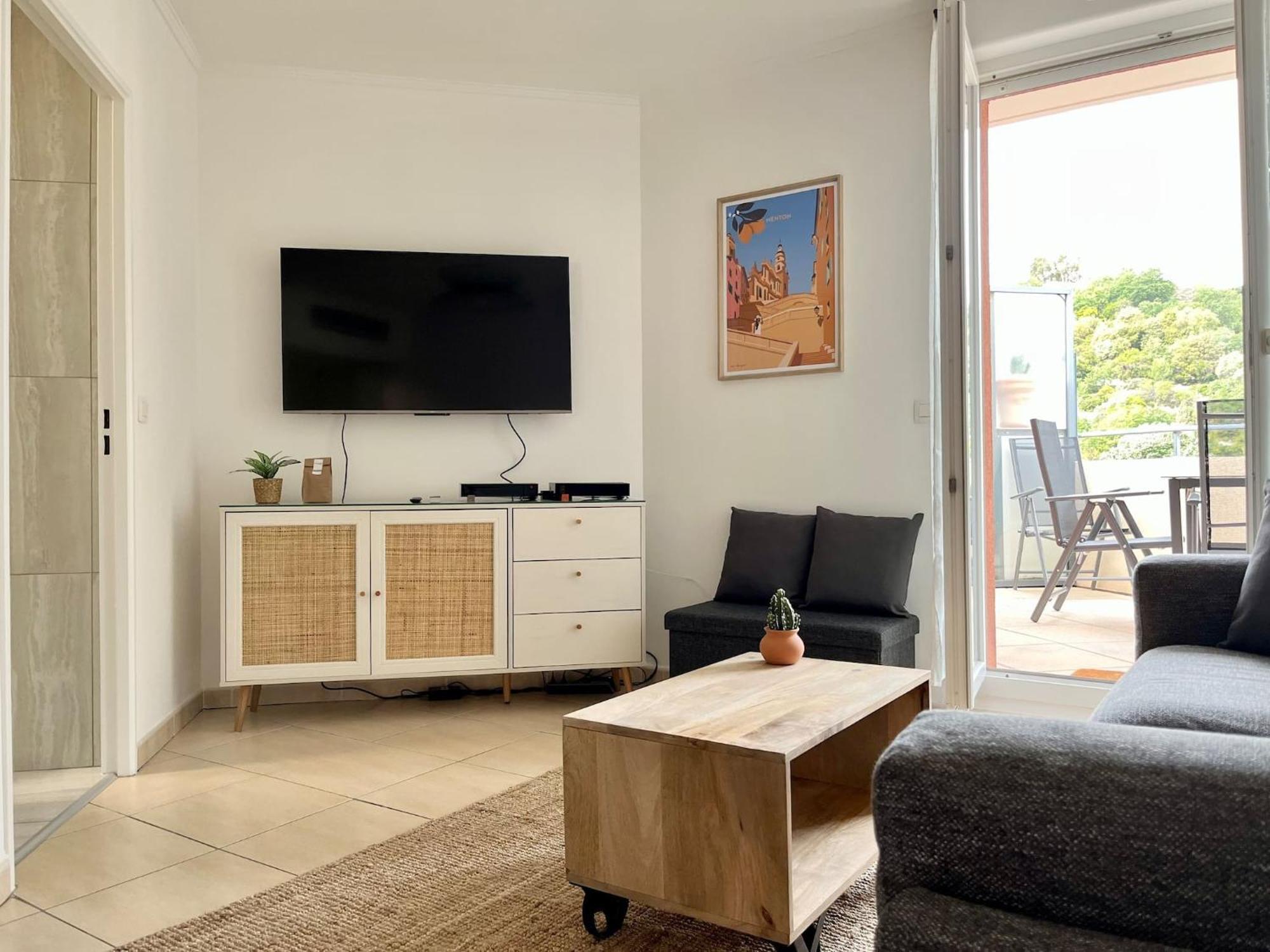 'La Villa Melanie' Neuf, Equipe, Terrasse, Centre Ментона Екстериор снимка